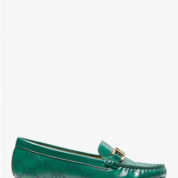 Michael Kors Camila Logo Perforated Moccasin w/ Gold Accent - Picture 13 of 13